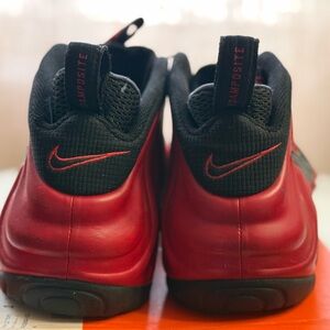 Nike Red and Black Slip-On Sneakers